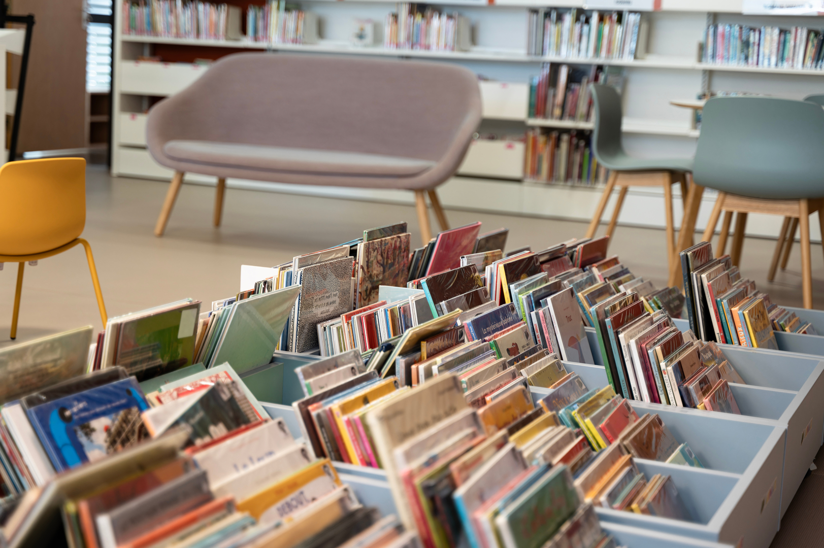 bacs de livres