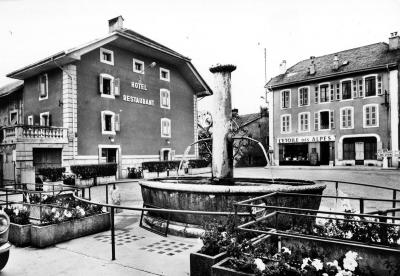 Saint genis et l'ancienne place de la fontaine